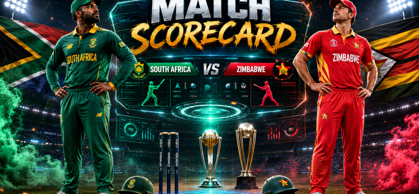 South Africa National Cricket Team Vs Zimbabwe National Cricket Team Match Scorecard