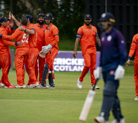 scotland national cricket team vs netherlands national cricket team timeline
