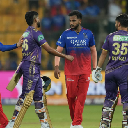 Kolkata Knight Riders Vs Royal Challengers Bengaluru Timeline