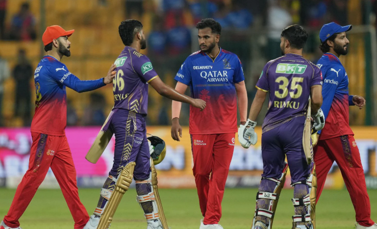 Kolkata Knight Riders Vs Royal Challengers Bengaluru Timeline