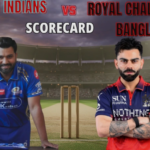 Royal Challengers Bangalore vs Mumbai Indians Match Scorecard