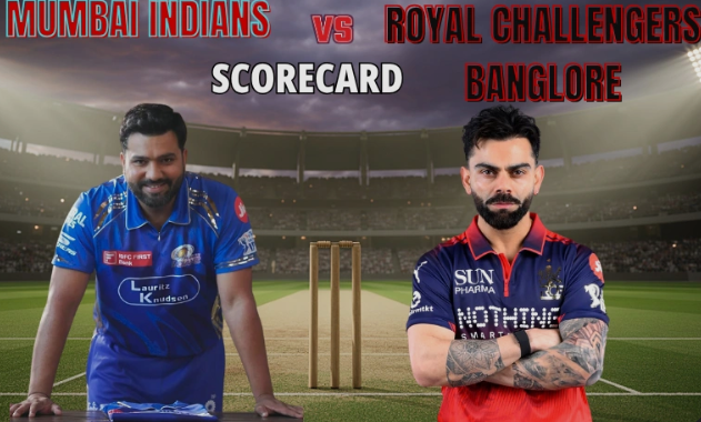 Royal Challengers Bangalore vs Mumbai Indians Match Scorecard