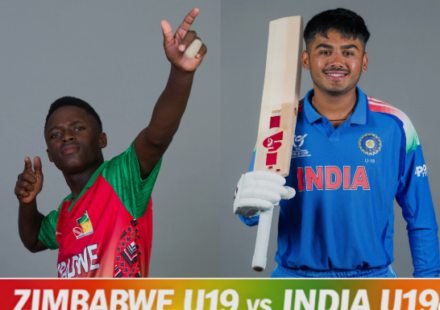 Zimbabwe National Under-19 Cricket Team Vs India National Under-19 Cricket Team Match Scorecard