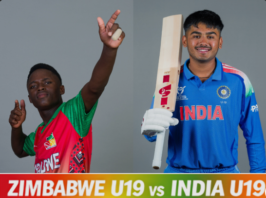 Zimbabwe National Under-19 Cricket Team Vs India National Under-19 Cricket Team Match Scorecard