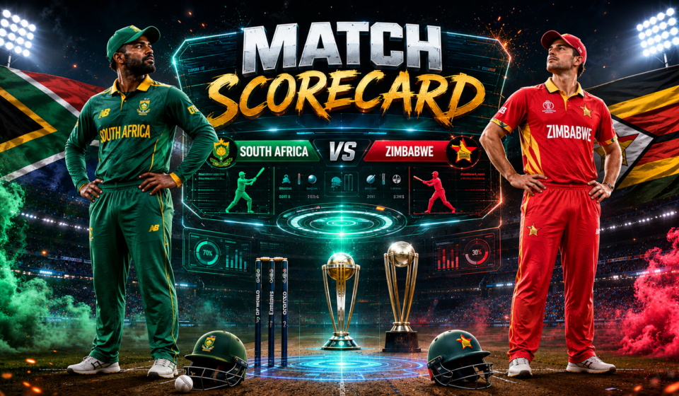 South Africa National Cricket Team Vs Zimbabwe National Cricket Team Match Scorecard